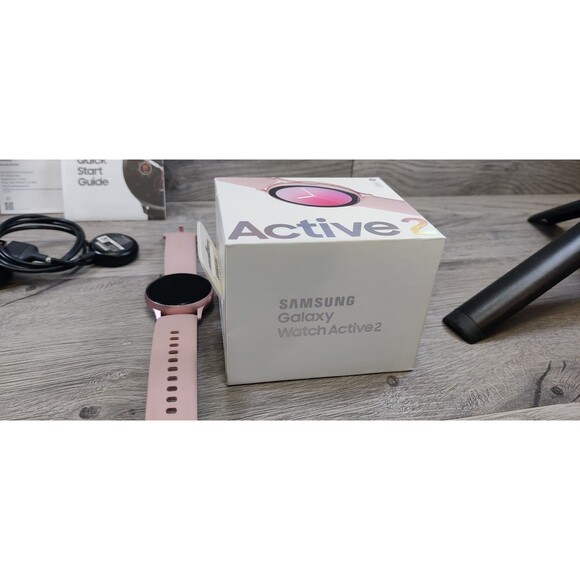 SAMSUNG GALAXY Watch Active 2~Rose~Aluminum~Bluetooth~GPS~Fitness Tracking - Picture 13 of 13